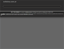 Tablet Screenshot of exitoina.com.ar